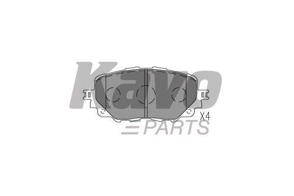 KBP4576 Kavo parts Тормозные колодки дисковые, комплект