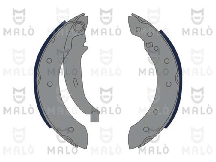 Malo 1390374 Колодки гальмівні барабанні, комплект 1390374: Купити в Україні - Добра ціна на EXIST.UA!