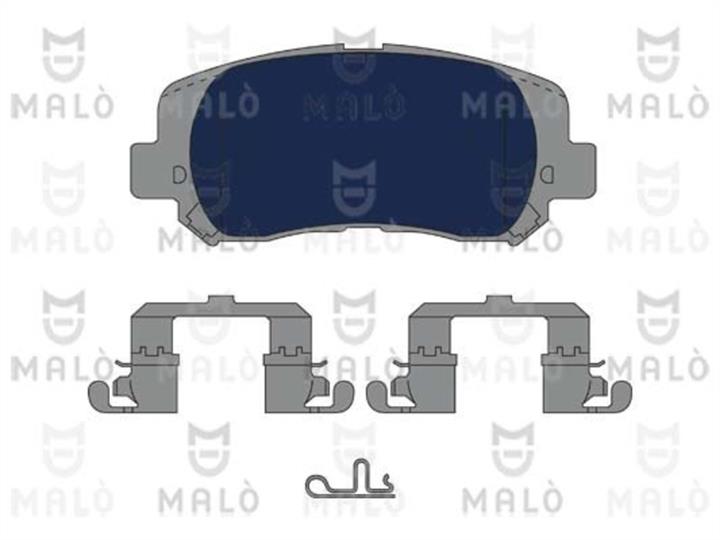 Malo 1051204 Гальмівні колодки, комплект 1051204: Купити в Україні - Добра ціна на EXIST.UA!