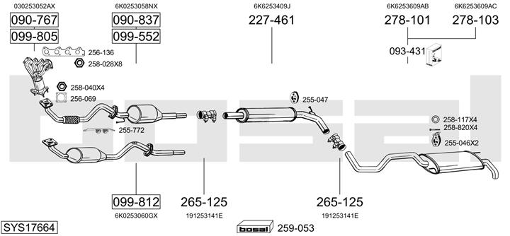 Bosal SYS17664 Глушник SYS17664: Купити в Україні - Добра ціна на EXIST.UA!