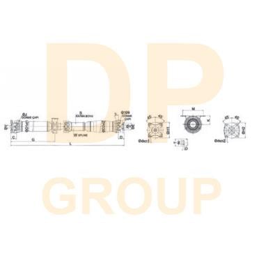 DS1410 Dp group Вал карданный