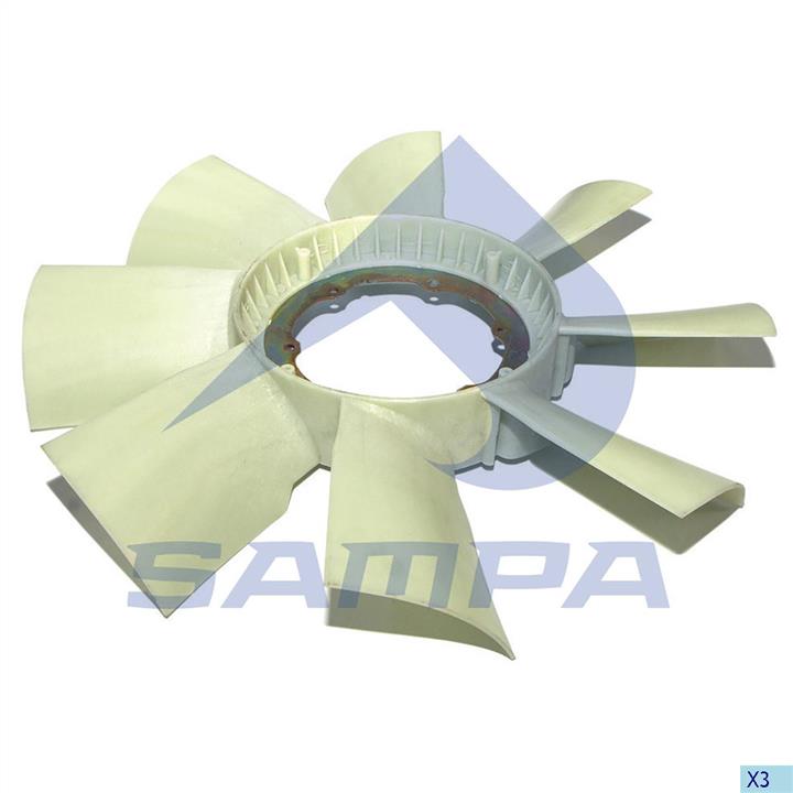 Sampa 041.409 Вентилятор радіатора охолодження 041409: Купити в Україні - Добра ціна на EXIST.UA!