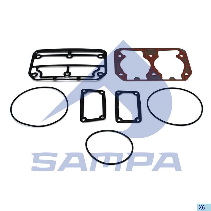 Sampa 096.645 Прокладка двигуна, комплект 096645: Купити в Україні - Добра ціна на EXIST.UA!