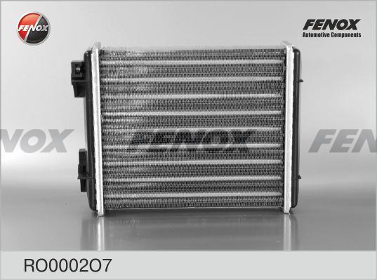 Fenox RO0002O7 Радіатор опалювача салону RO0002O7: Приваблива ціна - Купити в Україні на EXIST.UA!