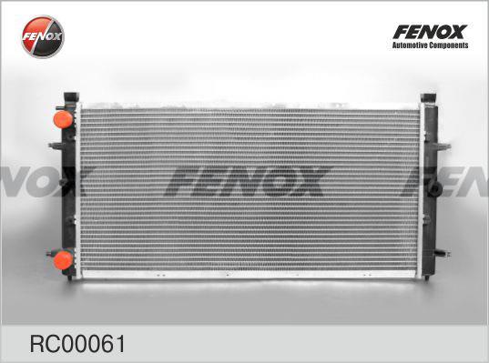 Fenox RC00061 Радіатор охолодження двигуна RC00061: Купити в Україні - Добра ціна на EXIST.UA!