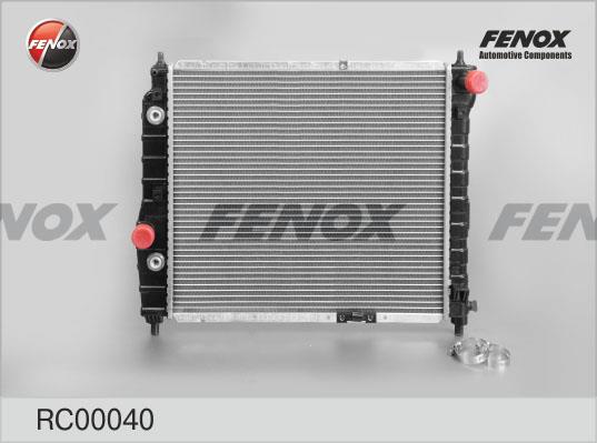 Fenox RC00040 Радіатор охолодження двигуна RC00040: Купити в Україні - Добра ціна на EXIST.UA!