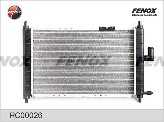 Fenox RC00026 Радіатор охолодження двигуна RC00026: Купити в Україні - Добра ціна на EXIST.UA!