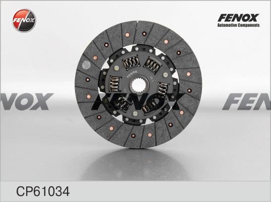 Fenox CP61034 Диск зчеплення CP61034: Купити в Україні - Добра ціна на EXIST.UA!