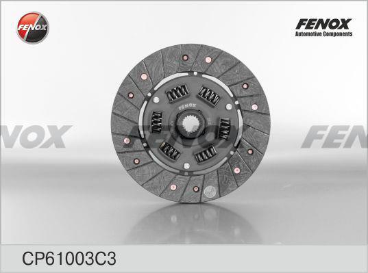 Fenox CP61003C3 Диск зчеплення CP61003C3: Приваблива ціна - Купити в Україні на EXIST.UA!