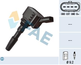 FAE 80249 Котушка запалювання 80249: Купити в Україні - Добра ціна на EXIST.UA!