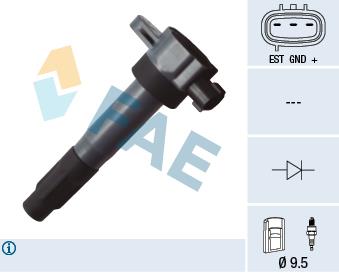 FAE 80268 Котушка запалювання 80268: Купити в Україні - Добра ціна на EXIST.UA!