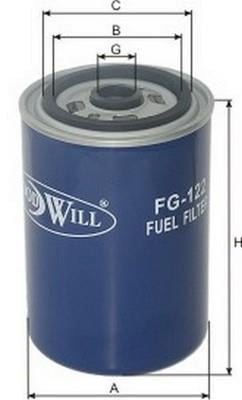 Goodwill FG 122 Фільтр палива FG122: Купити в Україні - Добра ціна на EXIST.UA!