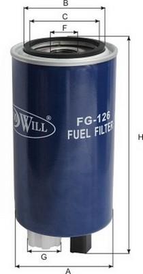 Goodwill FG 126 Фільтр палива FG126: Купити в Україні - Добра ціна на EXIST.UA!