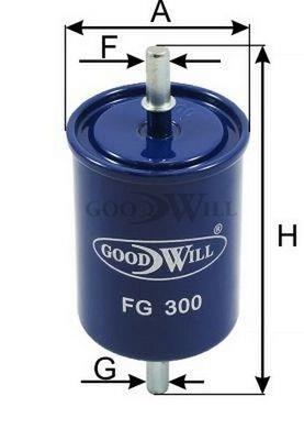 Goodwill FG 300 Фільтр палива FG300: Купити в Україні - Добра ціна на EXIST.UA!