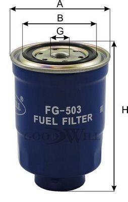 Goodwill FG 503 Фільтр палива FG503: Приваблива ціна - Купити в Україні на EXIST.UA!