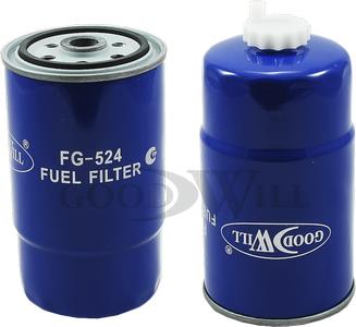 Goodwill FG 524 Фільтр палива FG524: Купити в Україні - Добра ціна на EXIST.UA!