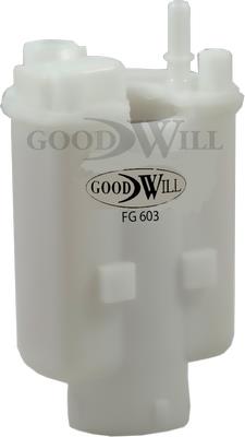 Goodwill FG 603 Фільтр палива FG603: Купити в Україні - Добра ціна на EXIST.UA!