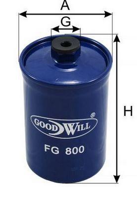 Goodwill FG 800 Фільтр паливний FG800: Купити в Україні - Добра ціна на EXIST.UA!