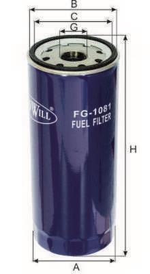 Goodwill FG 1081 Фільтр палива FG1081: Купити в Україні - Добра ціна на EXIST.UA!