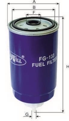 Goodwill FG 133 Фільтр палива FG133: Купити в Україні - Добра ціна на EXIST.UA!