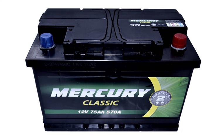 Mercury 25916 Акумулятор Mercury Classic 12В 75Ач 540А(EN) R+ 25916: Купити в Україні - Добра ціна на EXIST.UA!