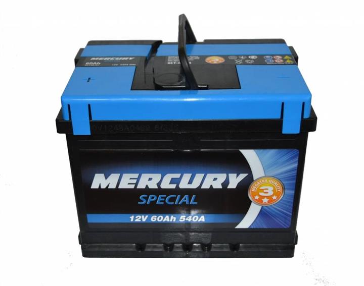 Mercury 25920 Акумулятор Mercury Special 12В 60Ач 540А(EN) L+ 25920: Купити в Україні - Добра ціна на EXIST.UA!