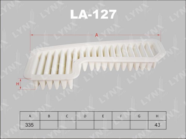 LYNXauto LA-127 Повітряний фільтр LA127: Купити в Україні - Добра ціна на EXIST.UA!