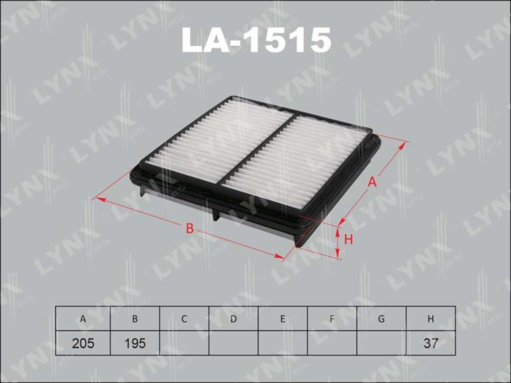 LYNXauto LA-1515 Повітряний фільтр LA1515: Купити в Україні - Добра ціна на EXIST.UA!