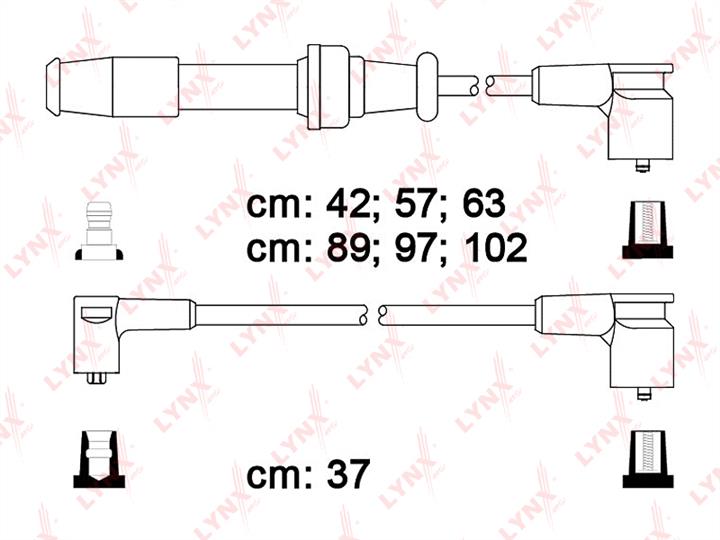 LYNXauto SPC6123 Дроти високовольтні, комплект SPC6123: Купити в Україні - Добра ціна на EXIST.UA!