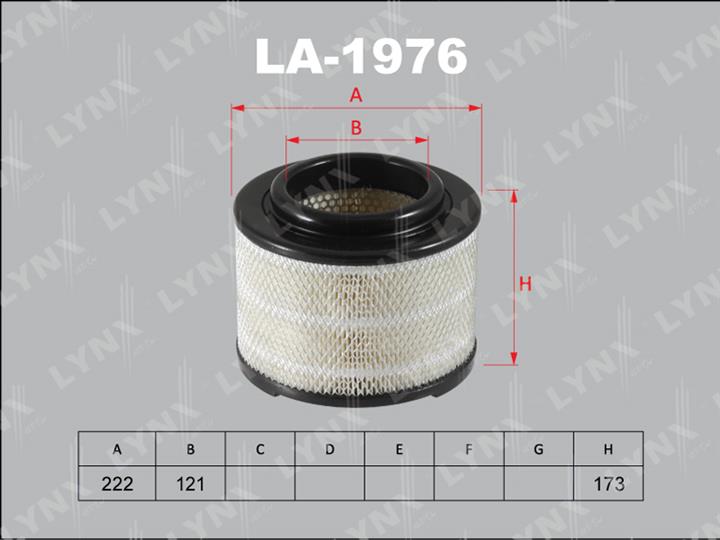 LYNXauto LA-1976 Повітряний фільтр LA1976: Купити в Україні - Добра ціна на EXIST.UA!