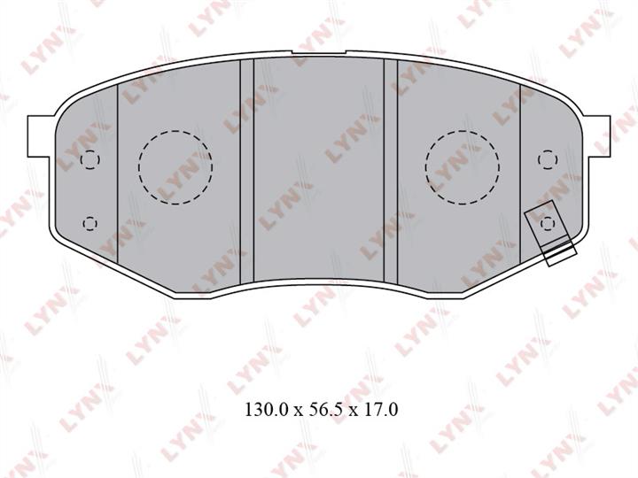 LYNXauto BD-3624 Гальмівні колодки, комплект BD3624: Купити в Україні - Добра ціна на EXIST.UA!