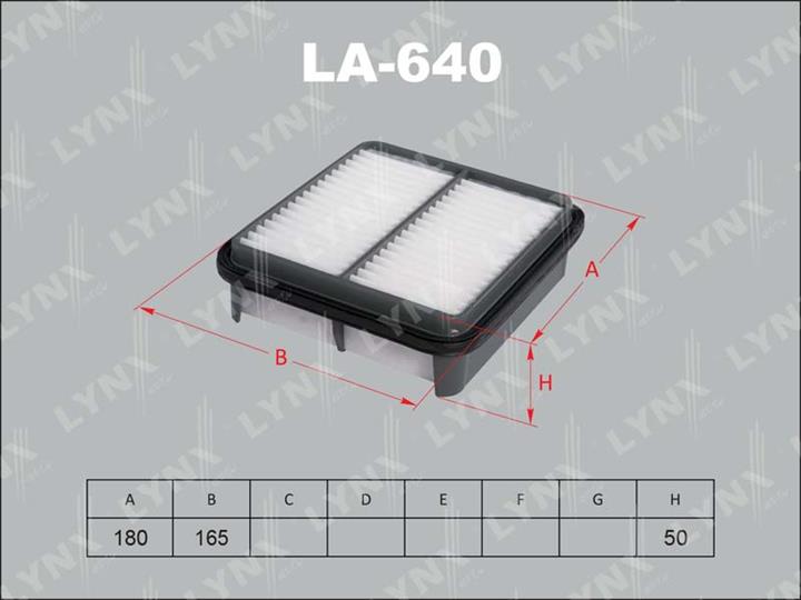 LYNXauto LA-640 Фільтр повітряний LA640: Купити в Україні - Добра ціна на EXIST.UA!