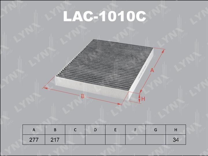 LYNXauto LAC-1010C Фільтр салону з активованим вугіллям LAC1010C: Купити в Україні - Добра ціна на EXIST.UA!
