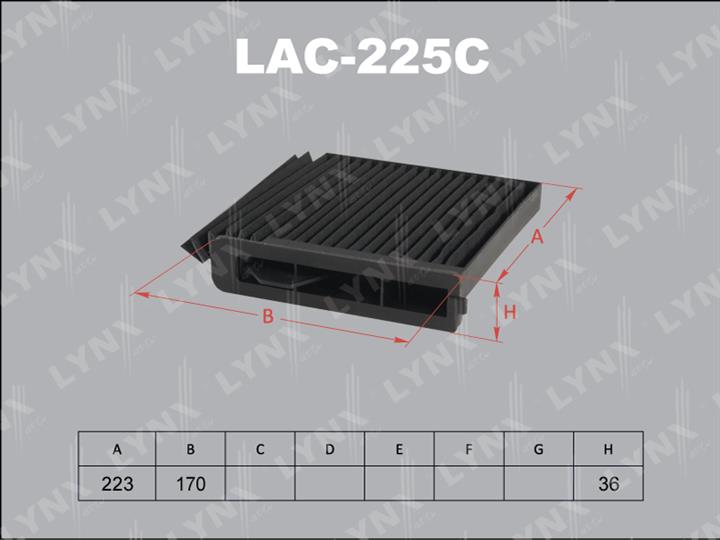 LYNXauto LAC-225C Фільтр салону з активованим вугіллям LAC225C: Купити в Україні - Добра ціна на EXIST.UA!