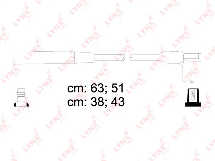 LYNXauto SPC4610 Дроти високовольтні, комплект SPC4610: Купити в Україні - Добра ціна на EXIST.UA!