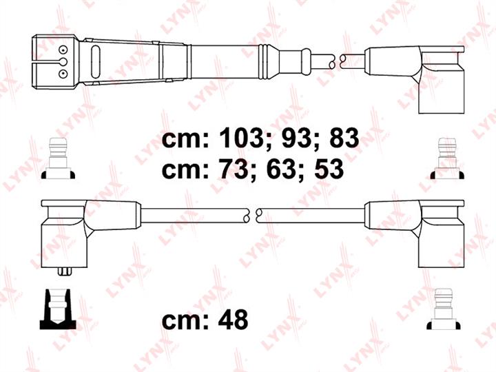 LYNXauto SPC5303 Дроти високовольтні, комплект SPC5303: Купити в Україні - Добра ціна на EXIST.UA!
