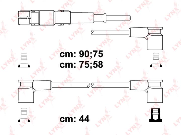 LYNXauto SPC5306 Дроти високовольтні, комплект SPC5306: Купити в Україні - Добра ціна на EXIST.UA!