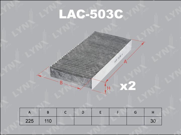LYNXauto LAC-503C Фільтр салону з активованим вугіллям LAC503C: Купити в Україні - Добра ціна на EXIST.UA!
