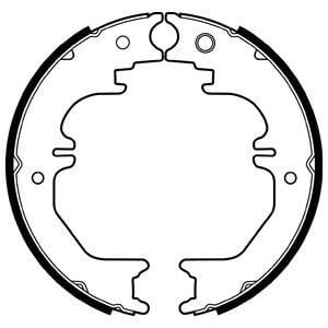LS2132 Delphi Колодки тормозные стояночного тормоза