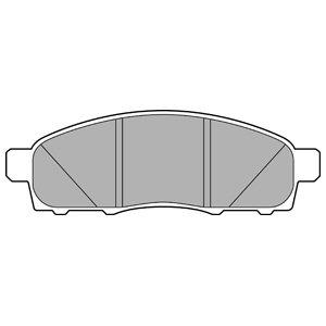 LP3285 Delphi Тормозные колодки дисковые, комплект