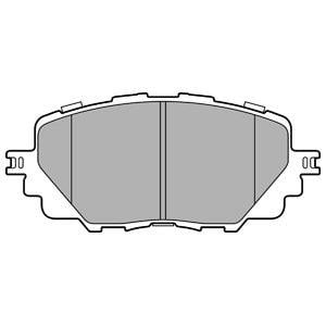 LP3284 Delphi Тормозные колодки дисковые, комплект