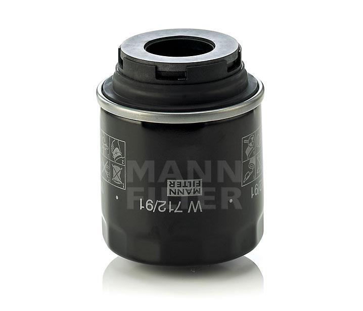 Mann-Filter W 712/91 Фільтр масляний W71291: Купити в Україні - Добра ціна на EXIST.UA!