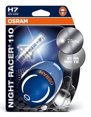 Osram 64210NR1-02B Лампа галогенна Osram Night Racer +110% 12В H7 55Вт +110% 64210NR102B: Купити в Україні - Добра ціна на EXIST.UA!