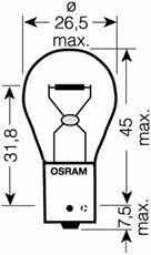 Osram 7507LDA-02B Лампа розжарювання жовта PY21W 12V 21W 7507LDA02B: Приваблива ціна - Купити в Україні на EXIST.UA!