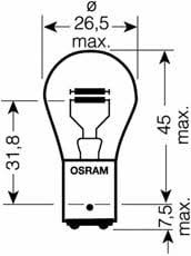 Osram 7537-02B Лампа розжарювання P21/5W 24V 21/5W 753702B: Купити в Україні - Добра ціна на EXIST.UA!