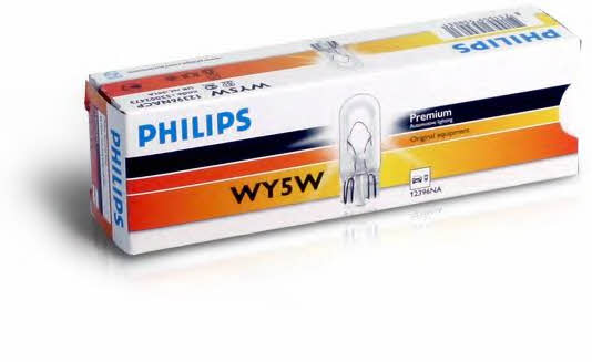 Лампа розжарювання жовта WY5W 12V 5W Philips 12396NACP