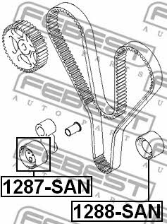 Купить Febest 1287SAN – отличная цена на EXIST.UA!