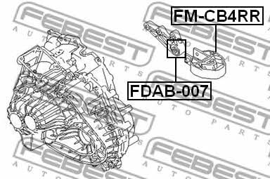 Febest Подушка двигателя задняя – цена 1743 UAH