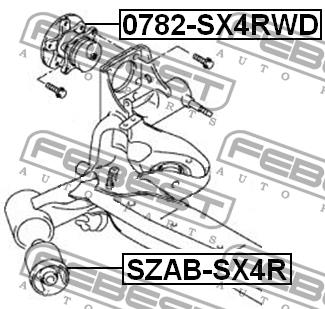 Купити Febest 0782SX4RWD – суперціна на EXIST.UA!