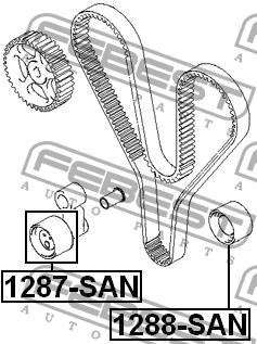 Купить Febest 1287-SAN по низкой цене в Украине!